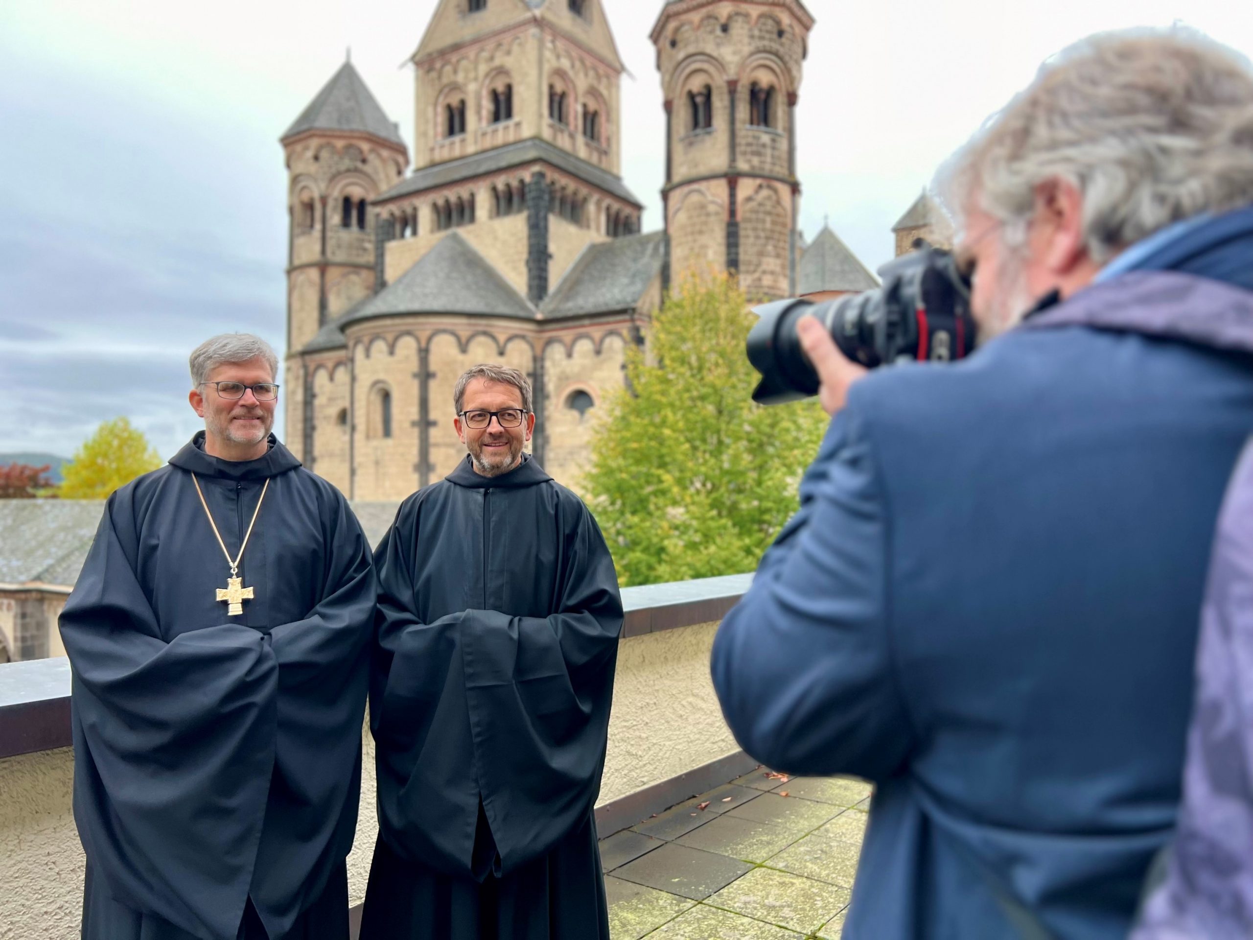 Abt Mauritius und Pater Maximilian